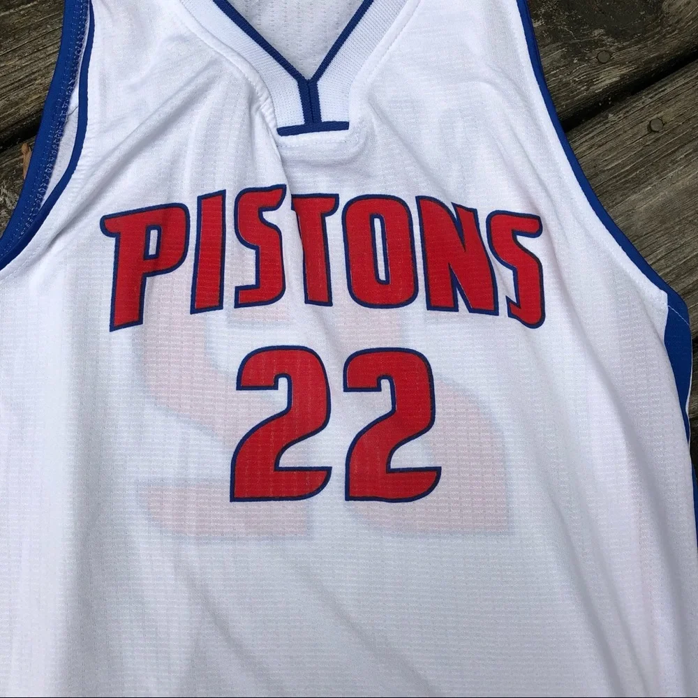 Detroit Pistons Youth Avery Bradley basketball jersey #22 kids Fox Sports